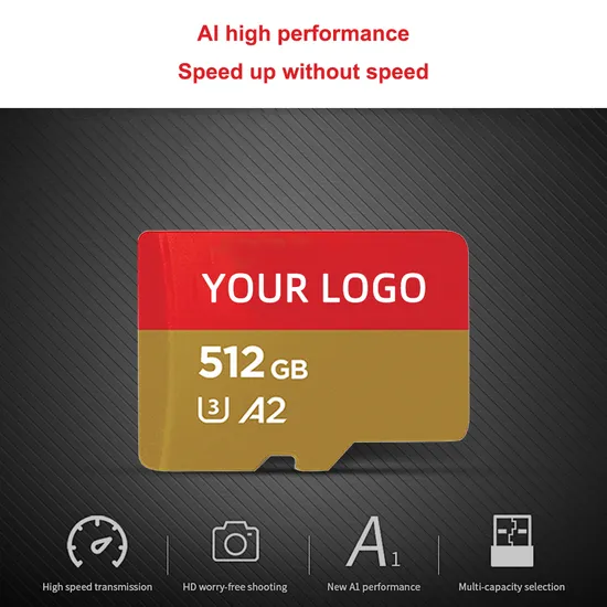 Logo personalizzato, piena capacità reale, scheda di memoria micro TF ad alta velocità
